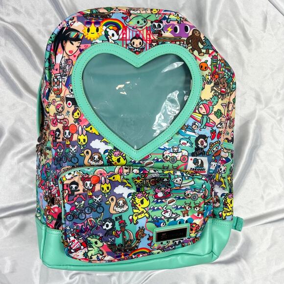 Tokidoki California Dreamin\' Full Size Backpack Transparent Heart Bag Kawaii main image 10